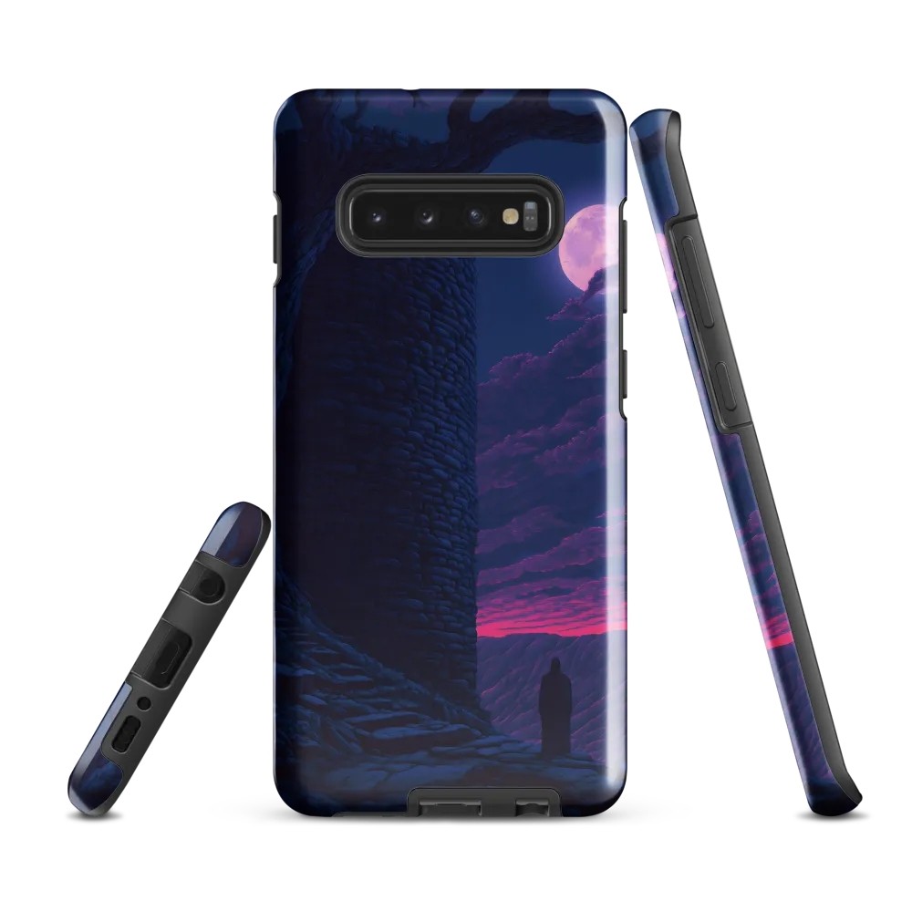 Moonlit Solitude | Phone Case |  S10 Plus | Tough Case | Glossy