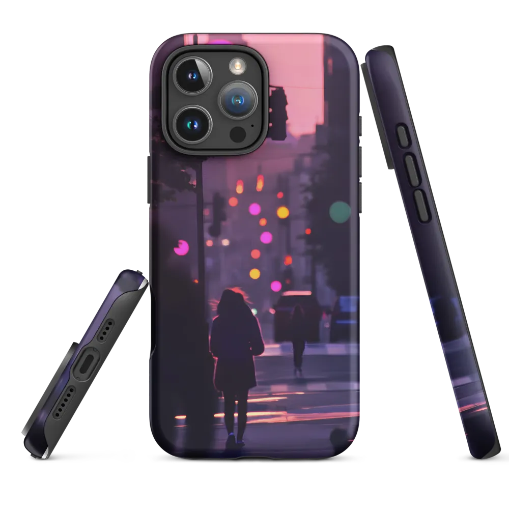 City Silhouettes at Dusk | Phone Case |  16 Pro Max | Tough Case | Matte
