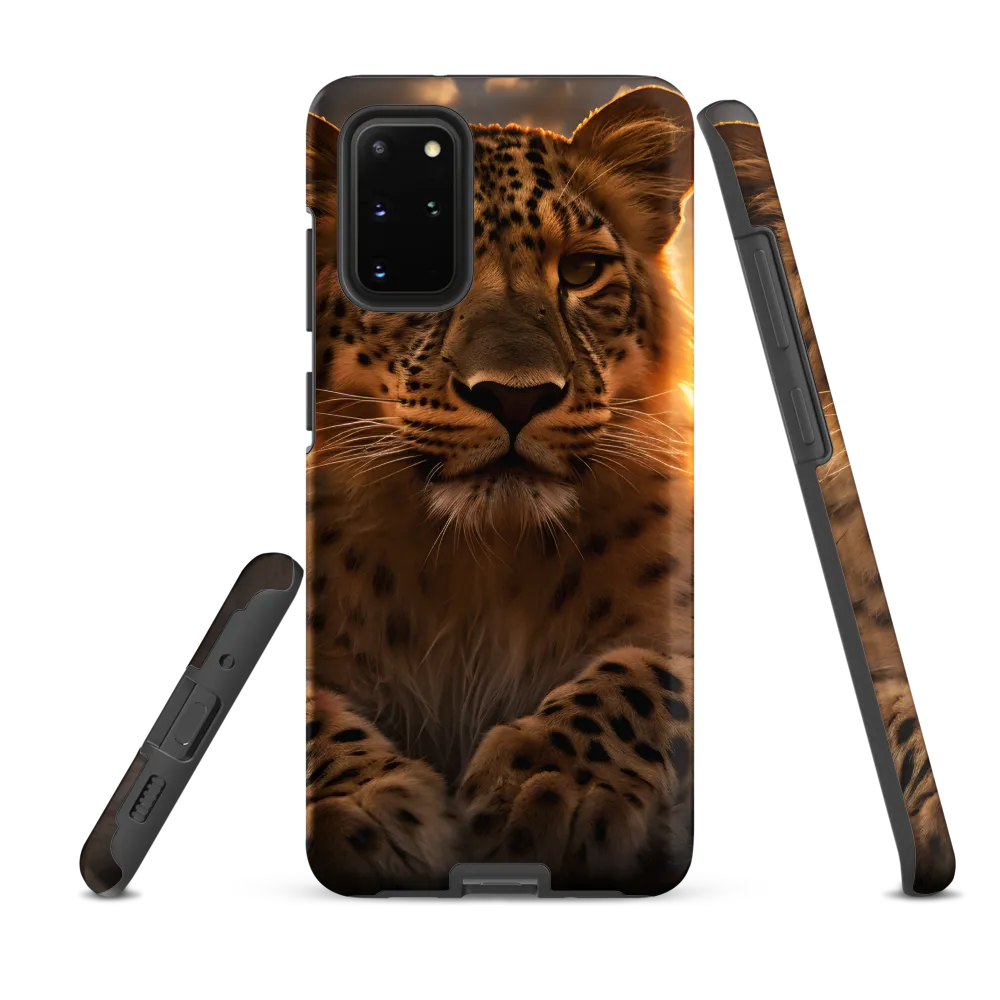 Regal Presence: The Leopard at Sunset