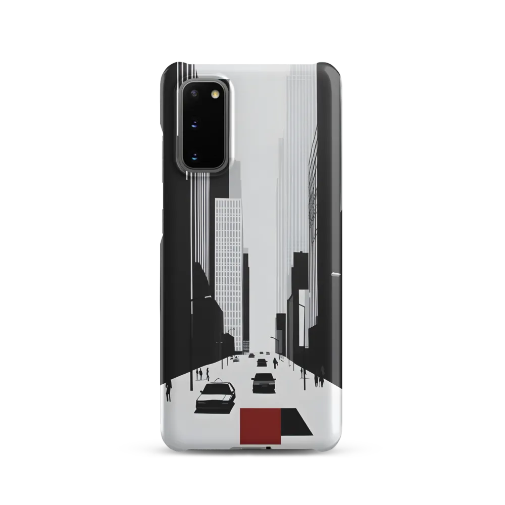 Urban Solitude: A Minimalistic Cityscape