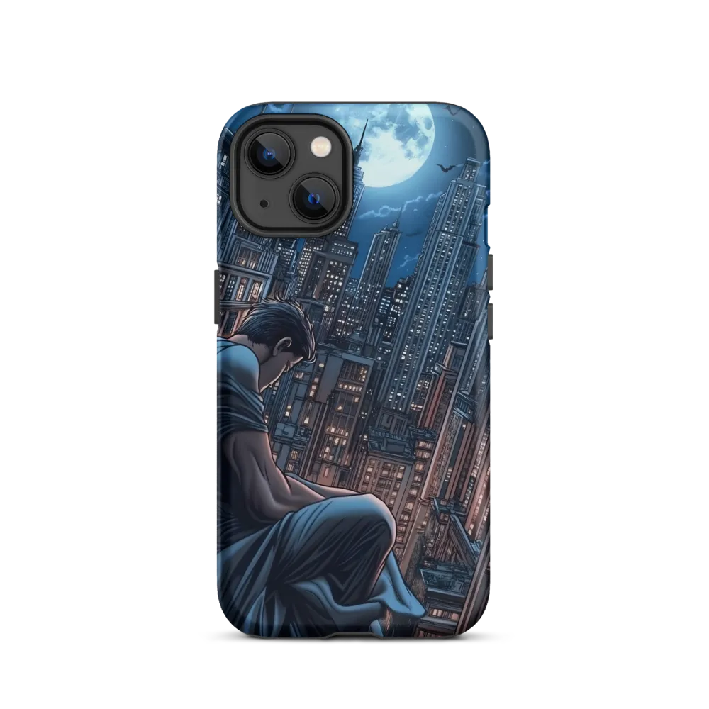 Reflections of a City Under the Moon