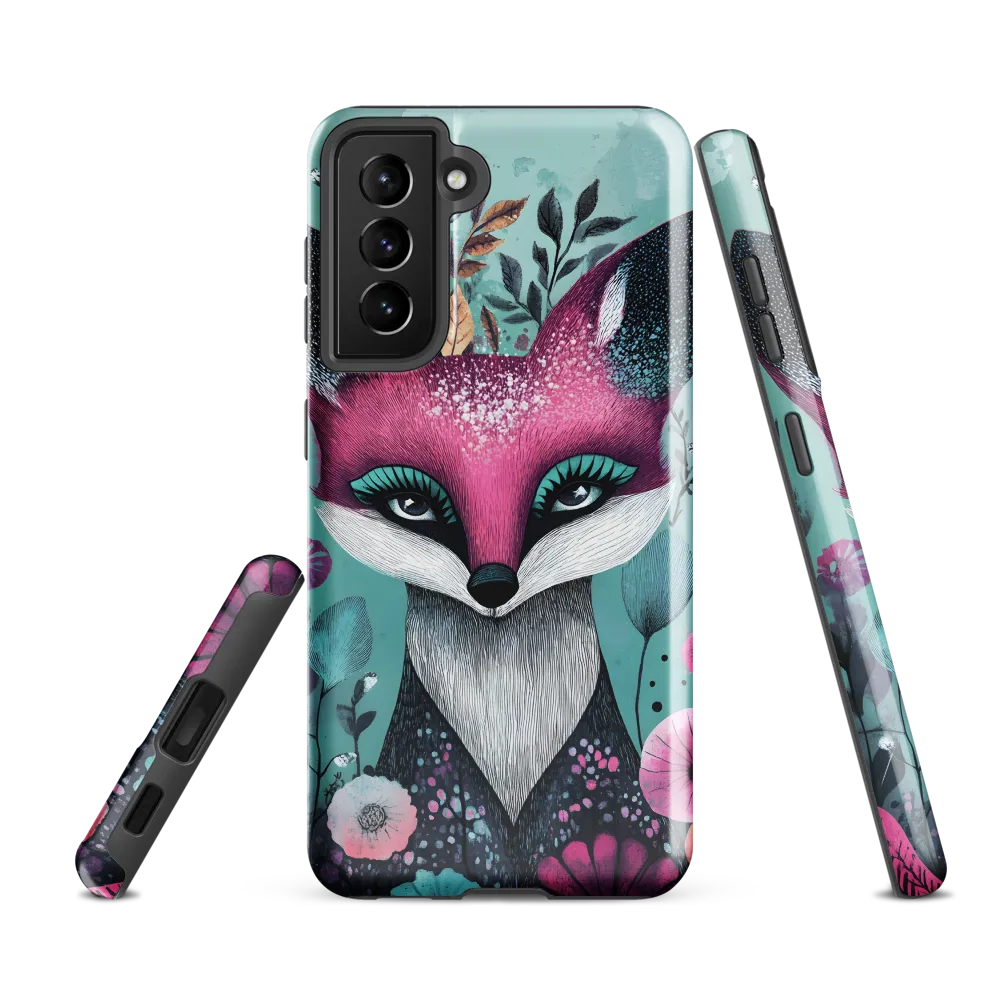 Whimsical Fox Among Blossoms