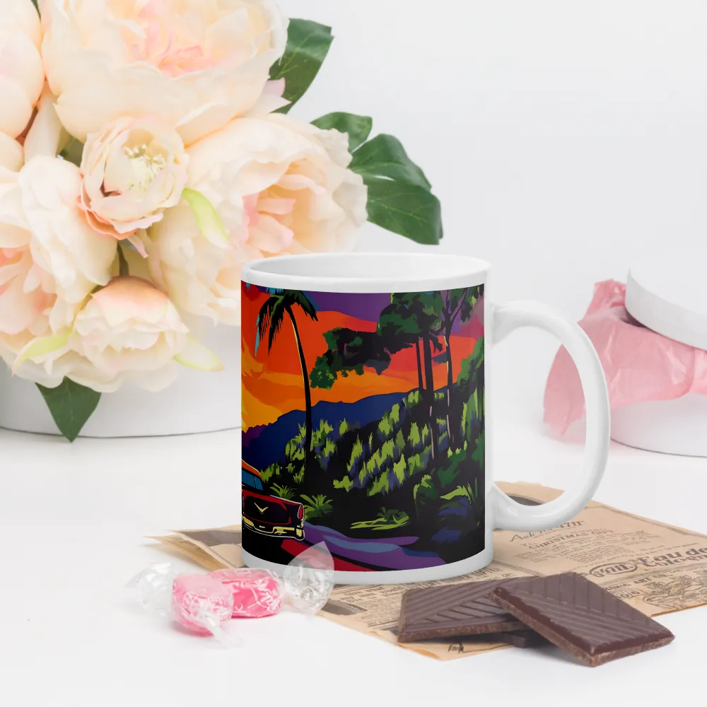 Sunset Drive | Mugs | Multiple Sizes & Colors