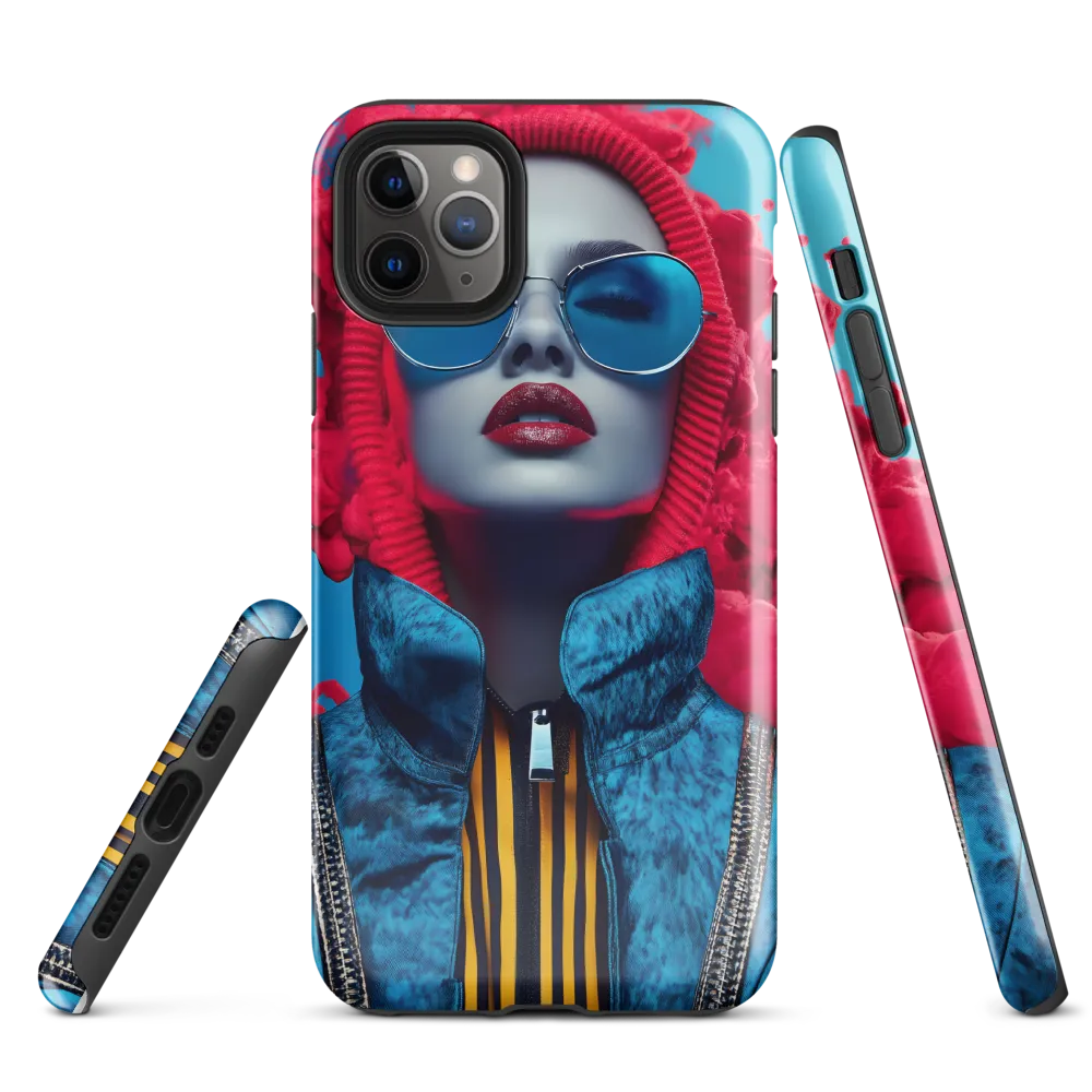 Bold Elegance in Digital Fashion | Phone Case |  11 Pro Max | Tough Case | Glossy