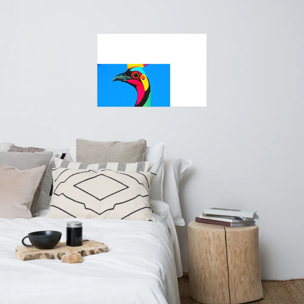 Whimsical Avian Portrait | Poster | 24″×36″