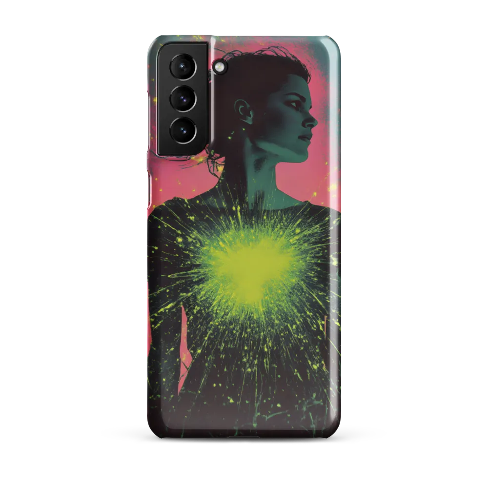 Cosmic Heart: A Surreal Portrait of Strength