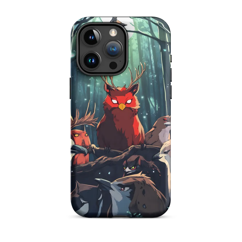Gathering in the Moonlit Forest
