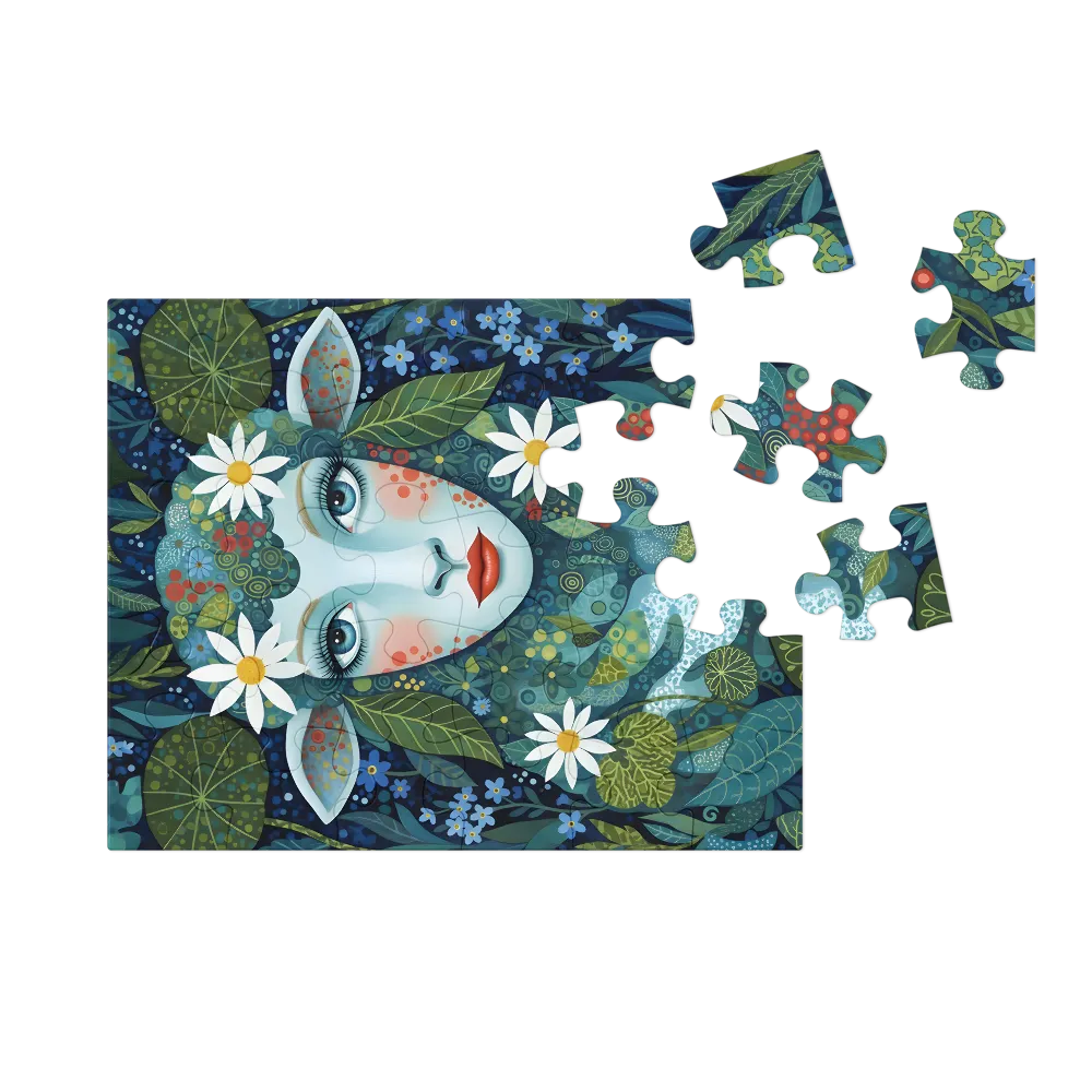 Woodland Faun 
 Jigsaw Puzzle in Tin Box