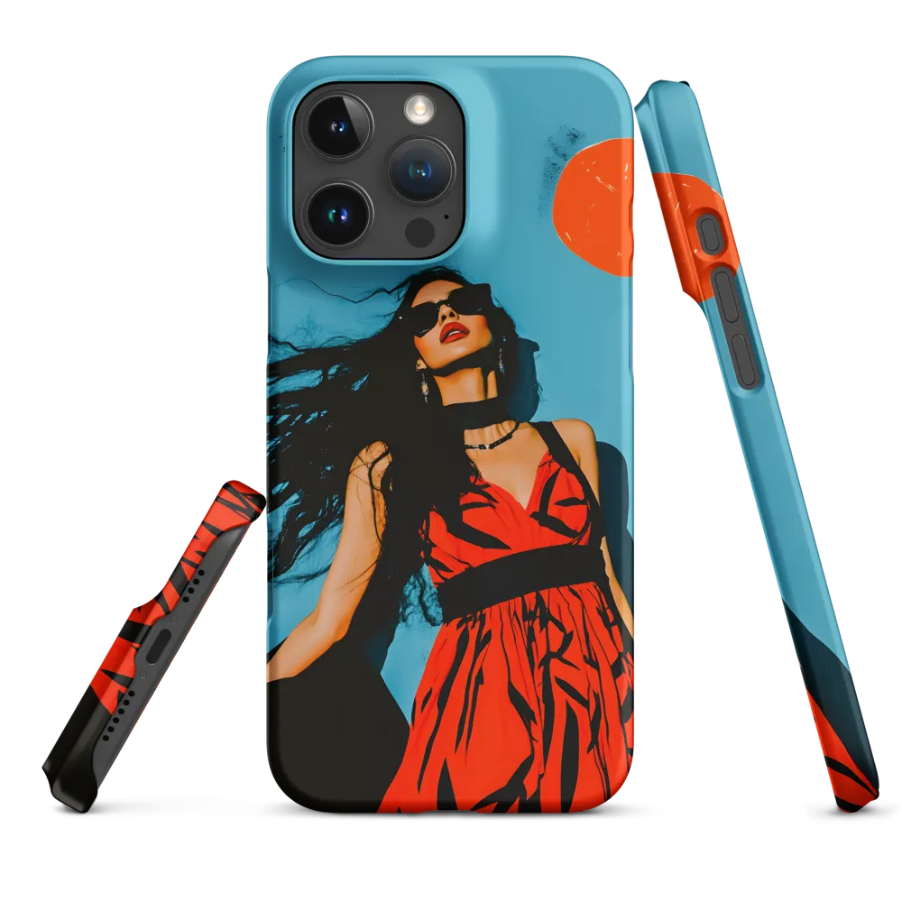 Turquoise Sun — Woman in Red Dress