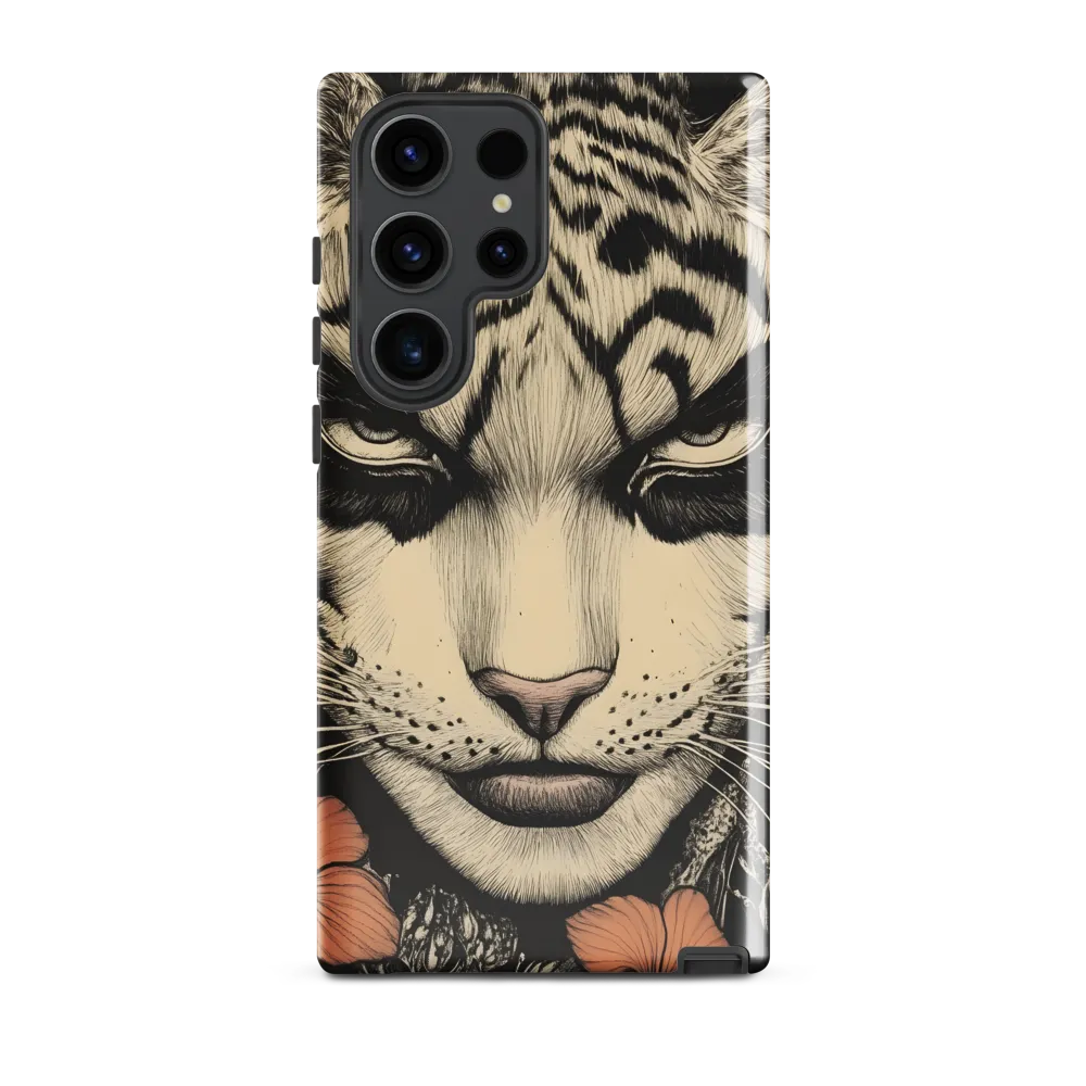 Feline Majesty: The Human-Leopard Connection | Phone Case |  S23 Ultra | Tough Case | Glossy