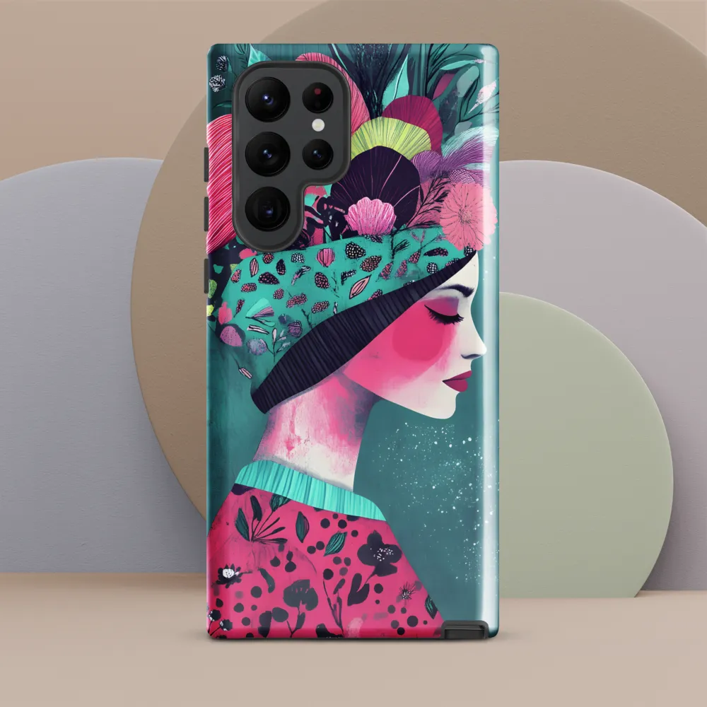 Whimsical Floral Portrait
