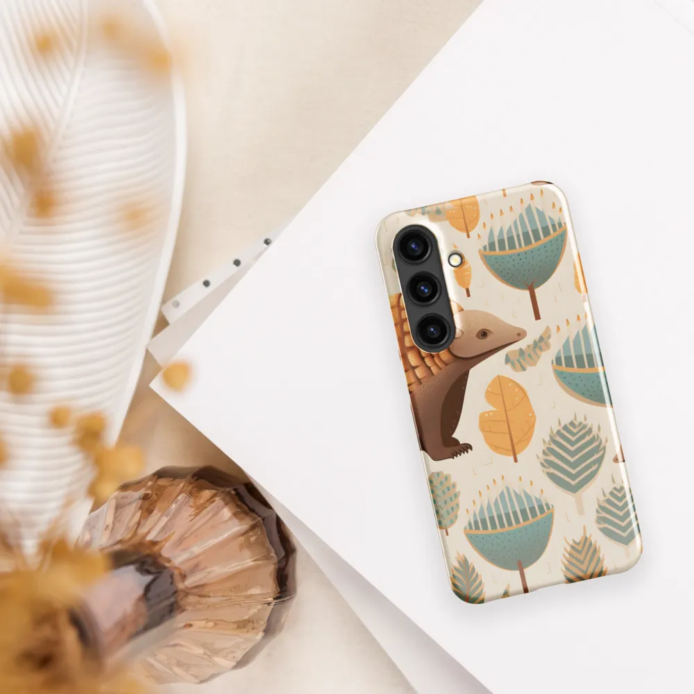 Pangolins in a Whimsical Habitat