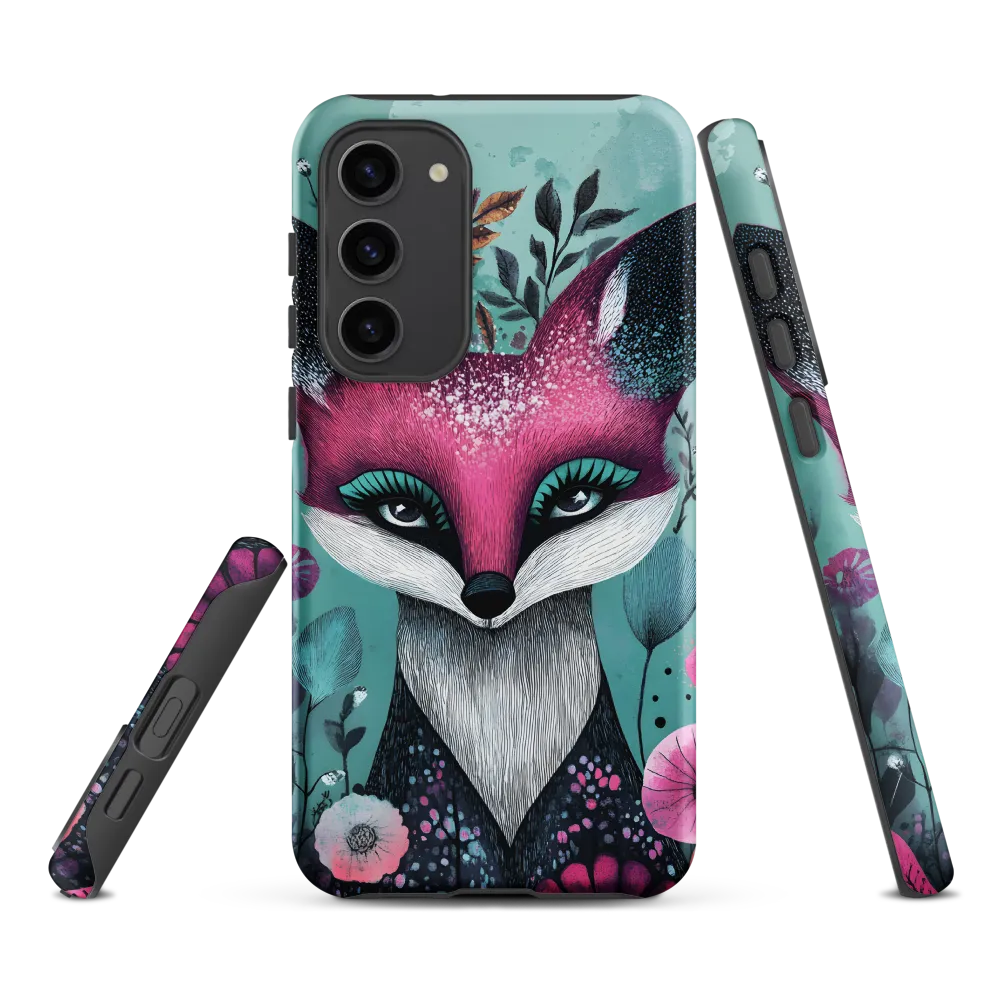 Whimsical Fox Among Blossoms