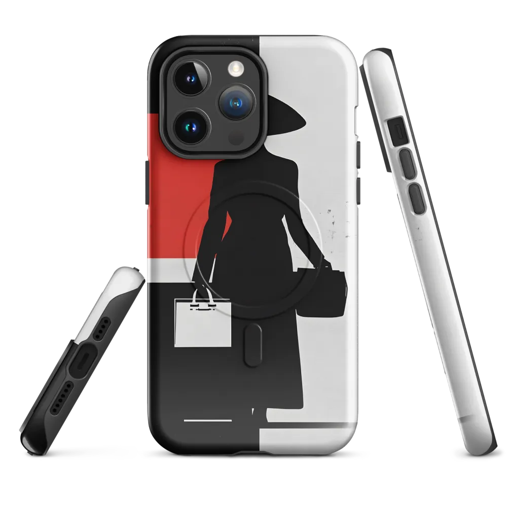 Silhouette of Elegance | Phone Case |  14 Pro Max | MagSafe® Tough Case | Glossy