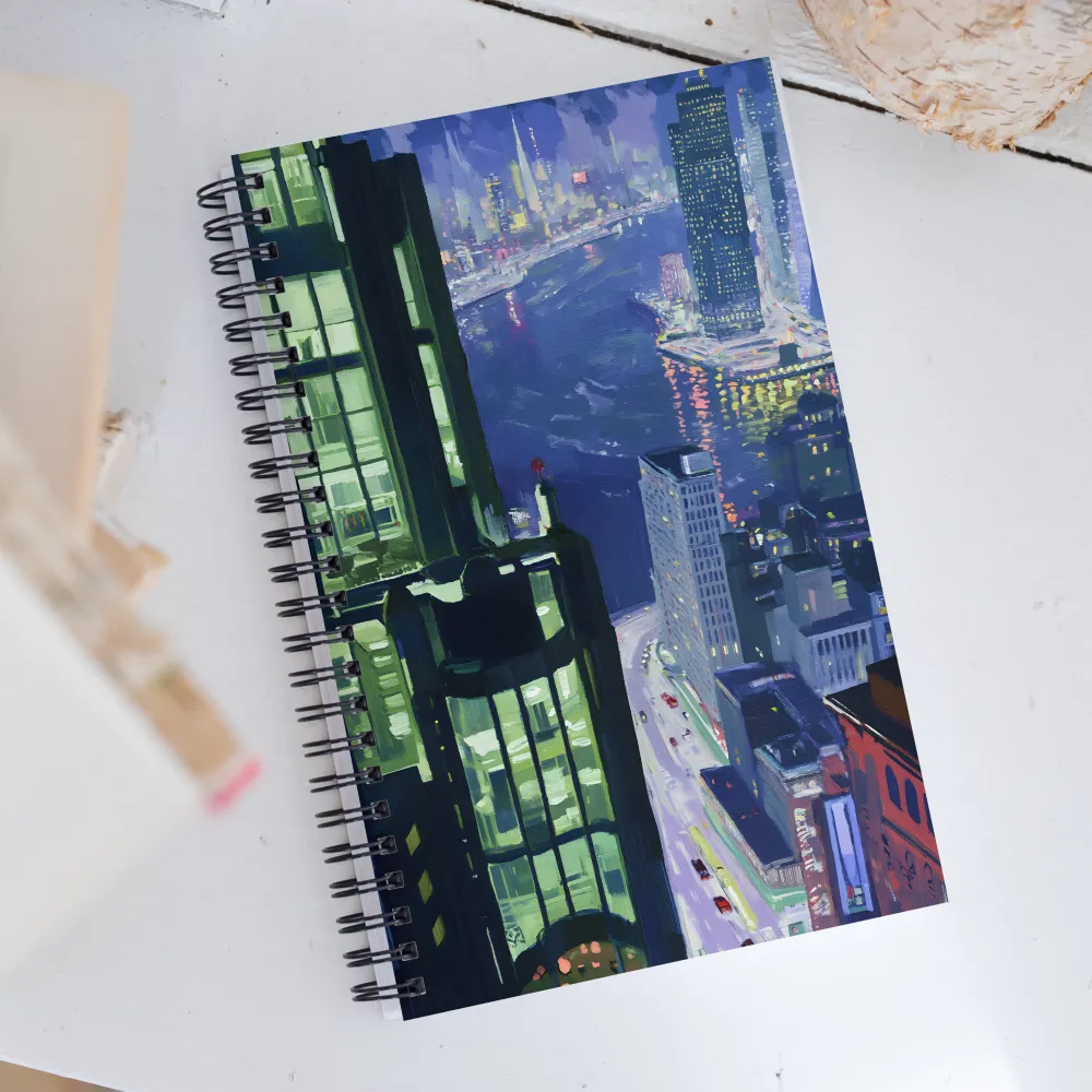 Urban Night Symphony | Spiral Notebook