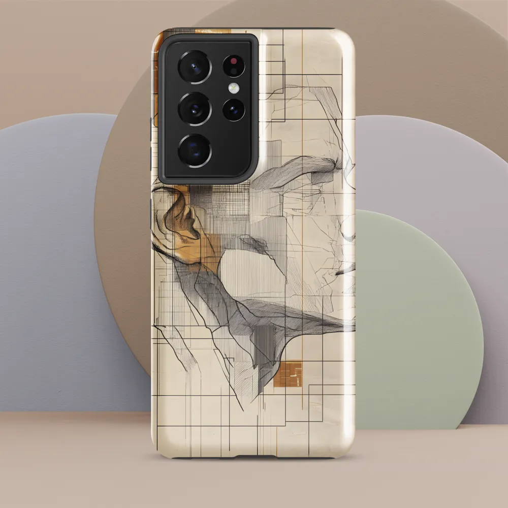 Geometric Reverie | Phone Case |  S21 Ultra | Tough Case | Glossy