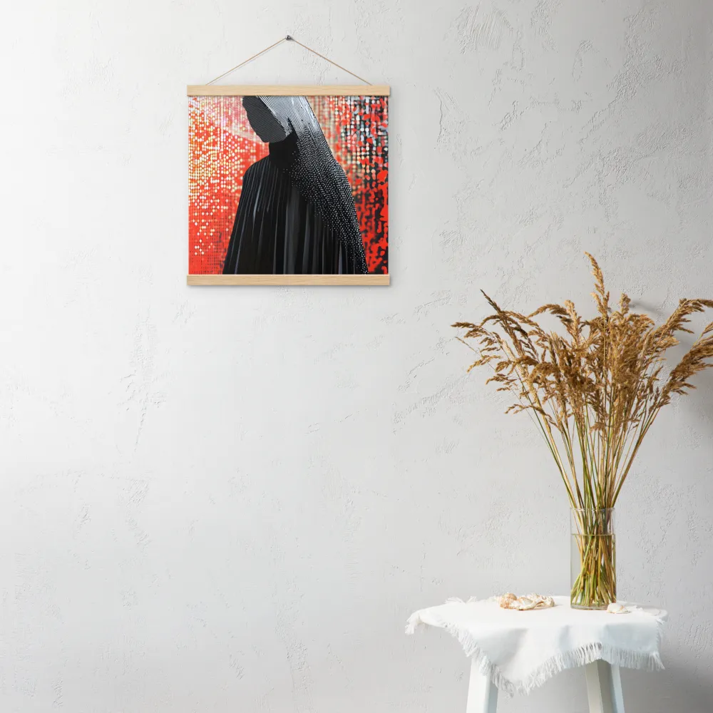Veil of Modernity | Poster With Oak Wood Hanger | 16″×16″