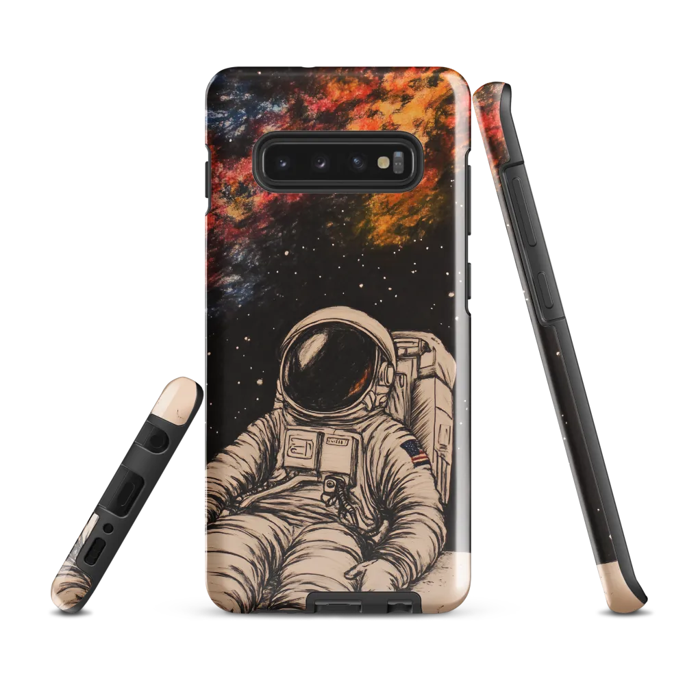 Solitude Among Stars | Phone Case |  S10 Plus | Tough Case | Glossy