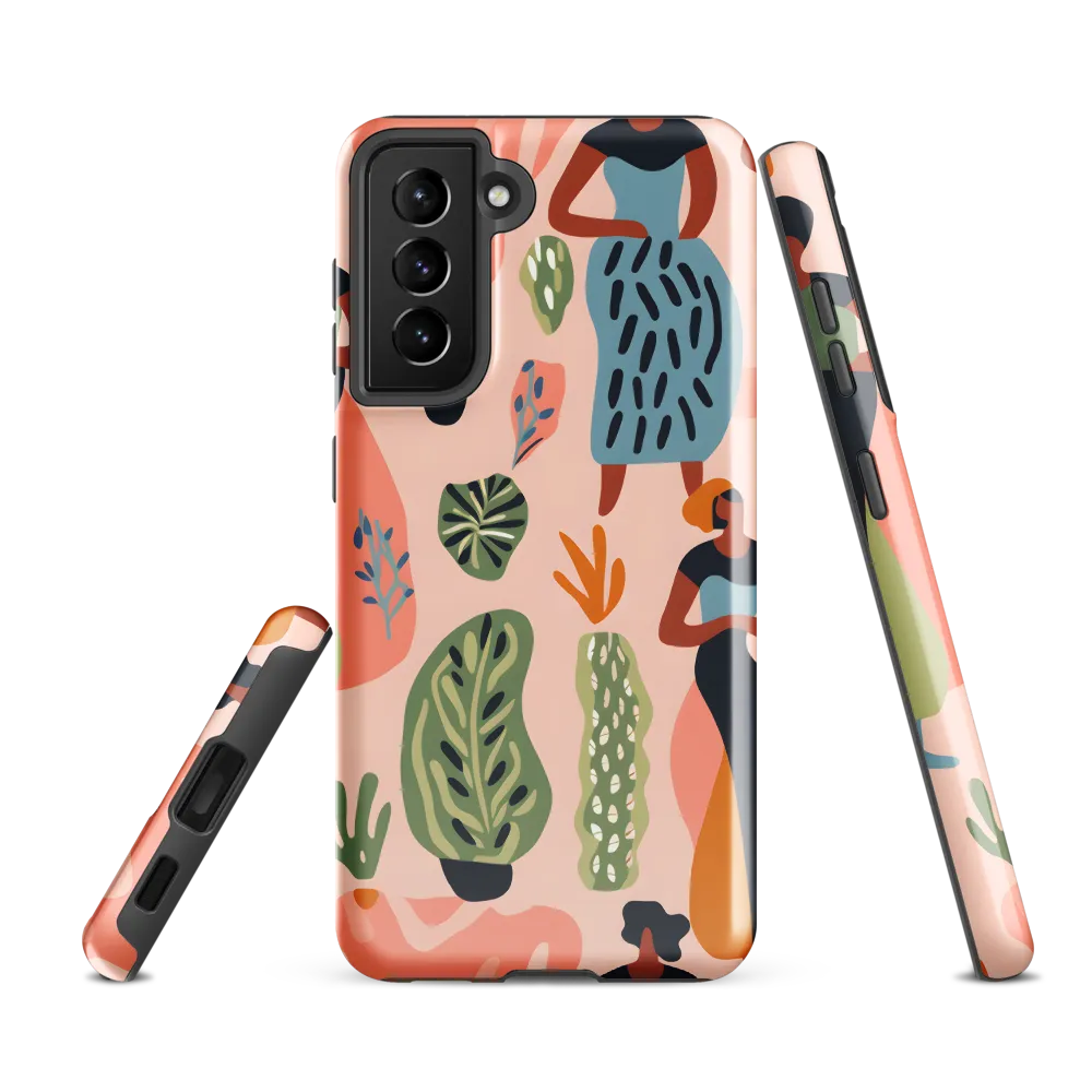 Harmony of Nature and Femininity | Phone Case |  S21 FE | Tough Case | Glossy