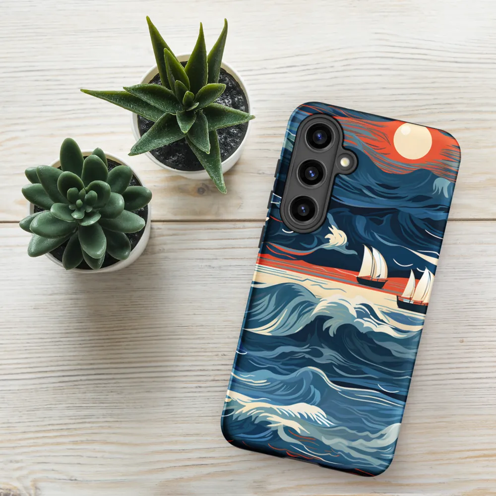 Ocean Whispers: A Voyage at Dusk