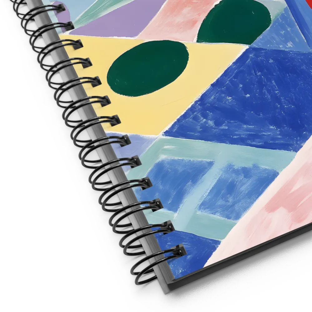 Geometric Harmony | Spiral Notebook