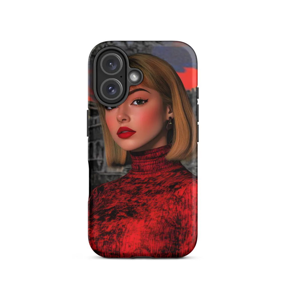 Mystique of the Scarlet Embrace | Phone Case |  16 | Tough Case | Matte