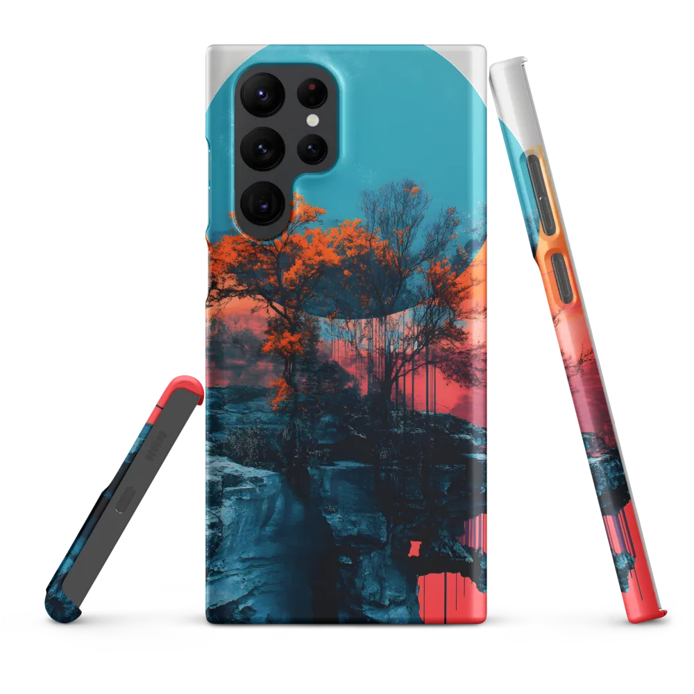 Ethereal Landscapes: A Dance of Color and Form | Phone Case |  S22 Ultra | Snap Case | Matte