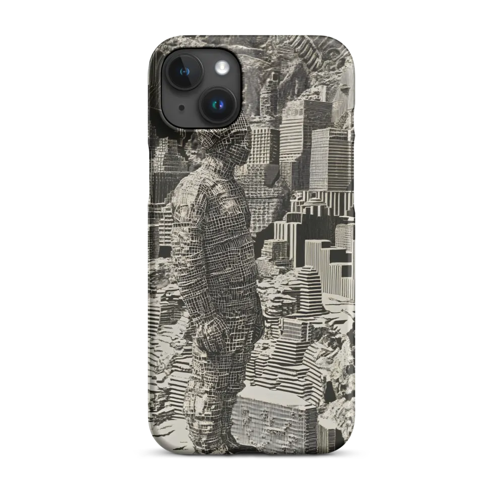 Contemplation in an Abstract Landscape | Phone Case |  15 Plus | Snap Case | Matte
