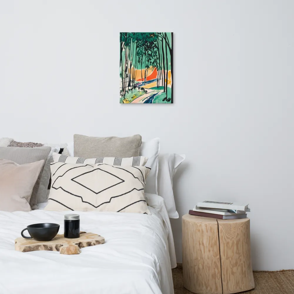 Winding Path Through the Forest | Canvas | 18″×24″