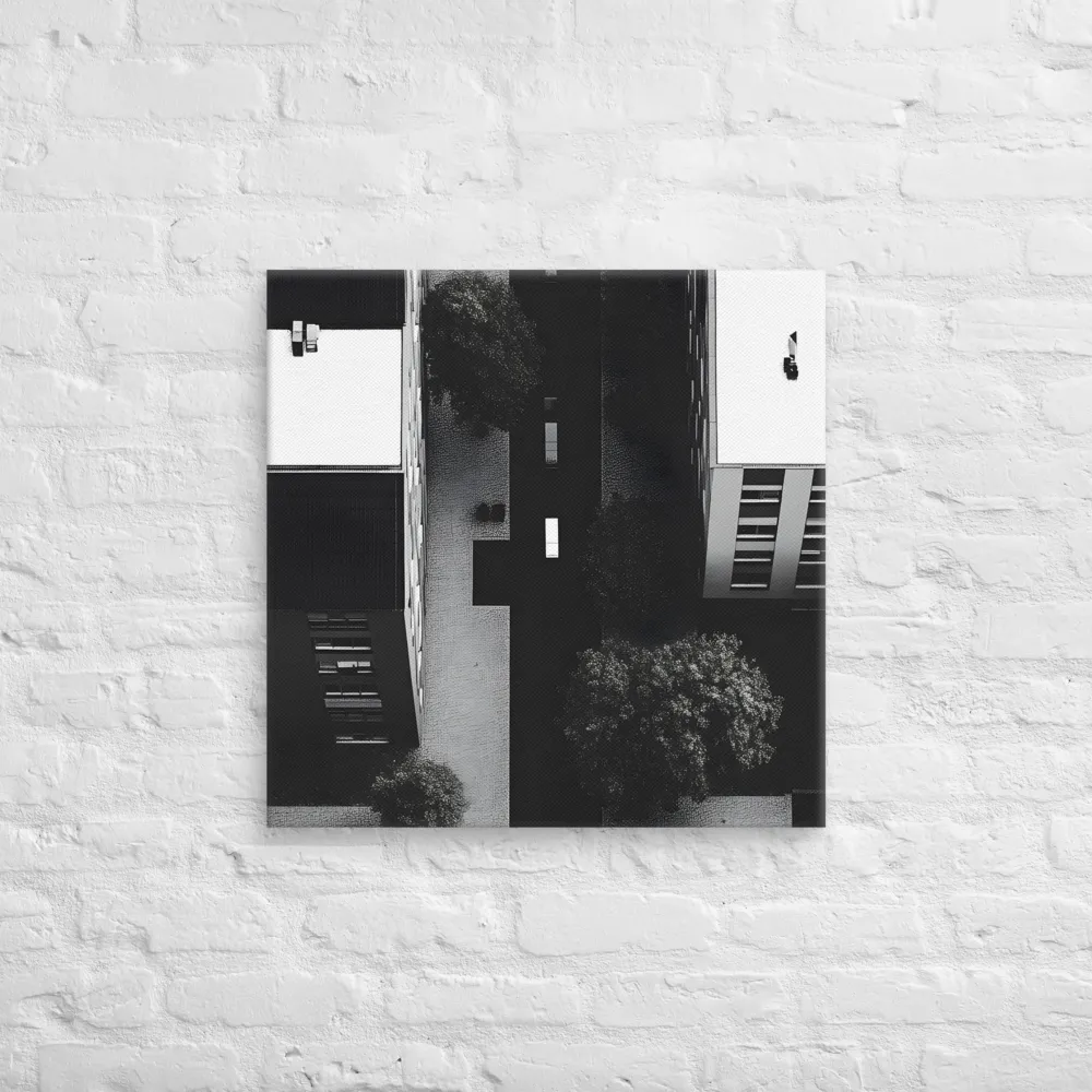 Urban Serenity from Above | Canvas | 24″×24″