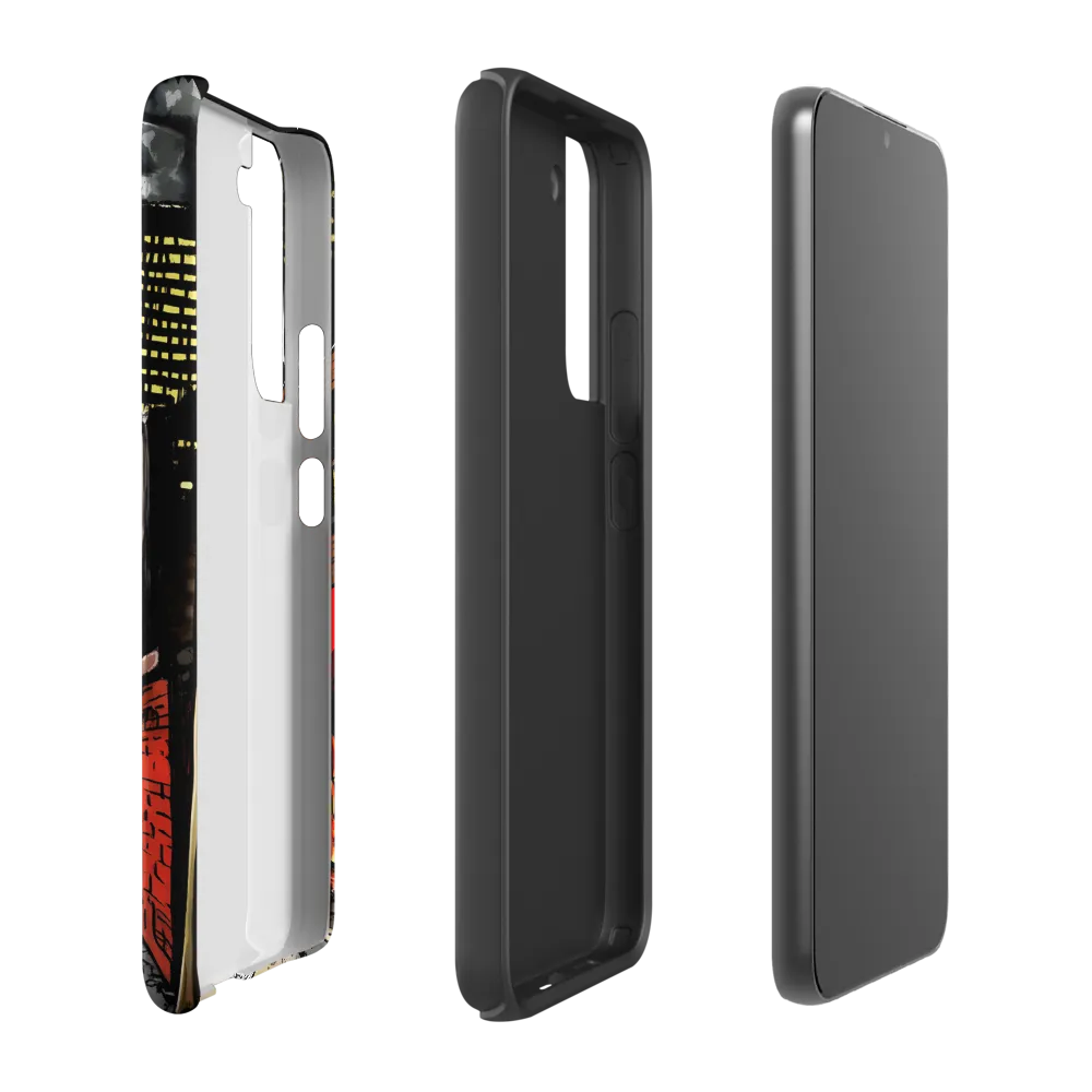 Nocturnal Cityscape: The Hidden Alley | Phone Case |  S22 Plus | Tough Case | Matte