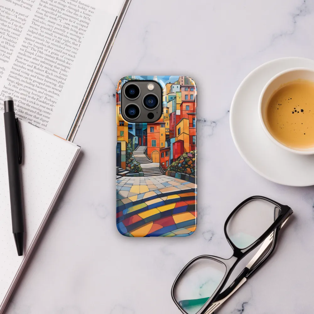 Vibrant Village: A Cubist Journey