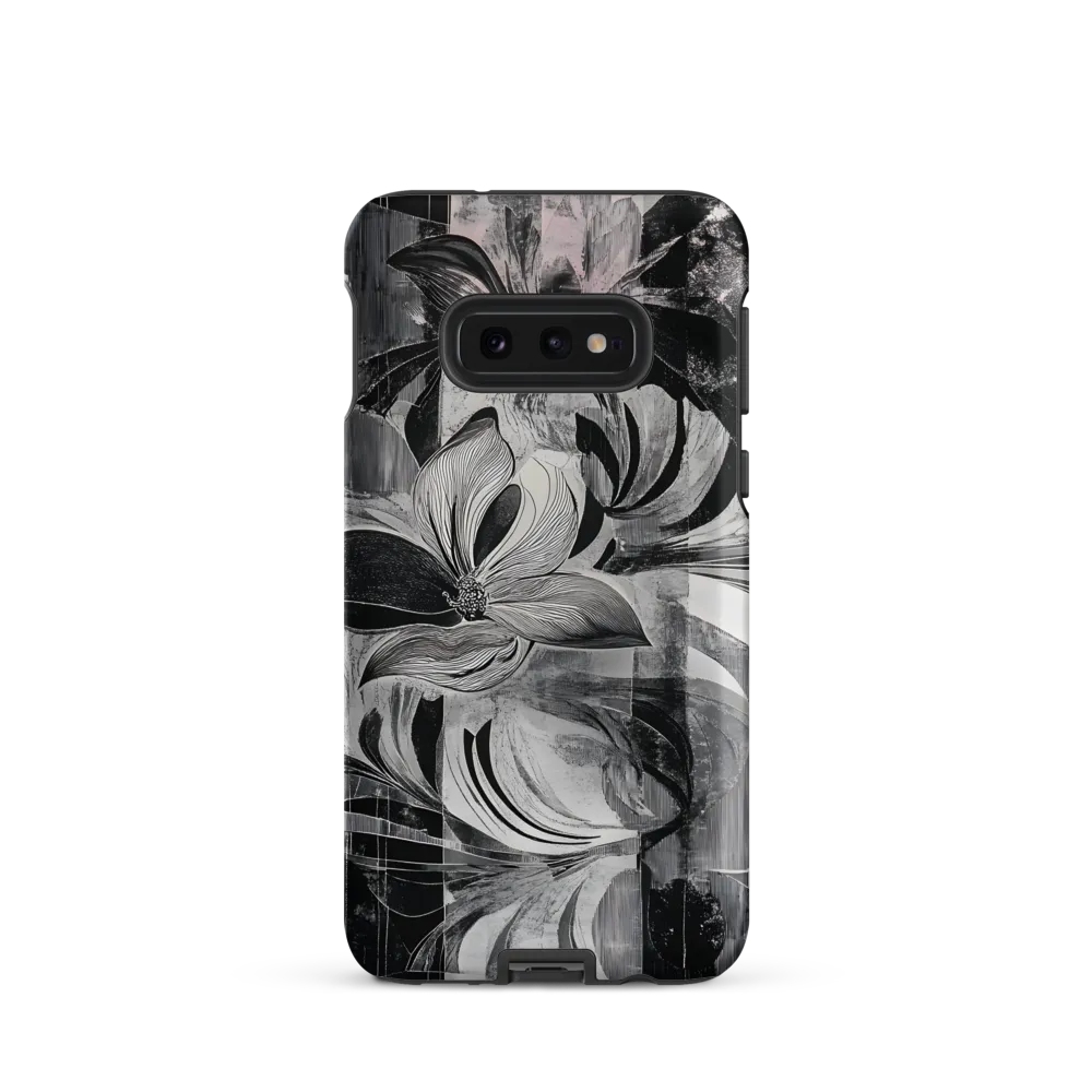 Floral Fusion in Monochrome