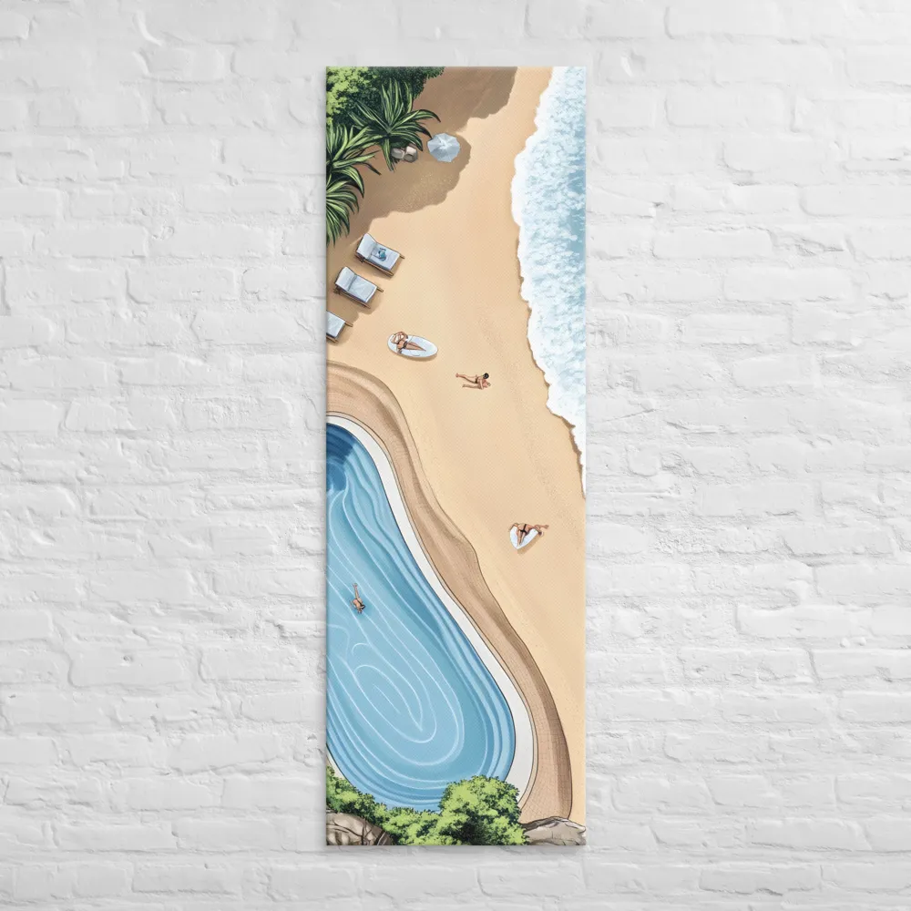 Serenity by the Shore | Canvas | 20″×60″