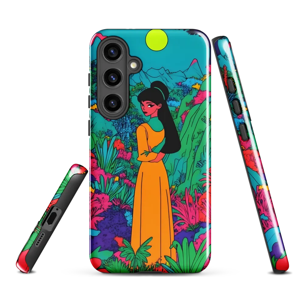 Ethereal Serenity in a Psychedelic Landscape