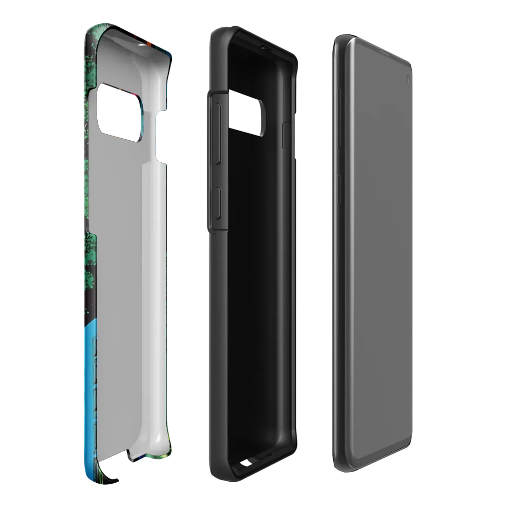 Urban Pulse: A Colorful Intersection | Phone Case |  S10 Plus | Tough Case | Glossy