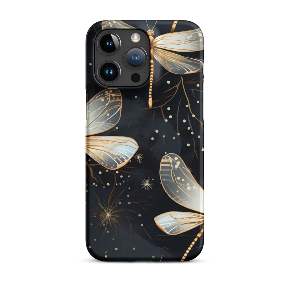 Ethereal Dance: Dragonflies in a Midnight Garden
