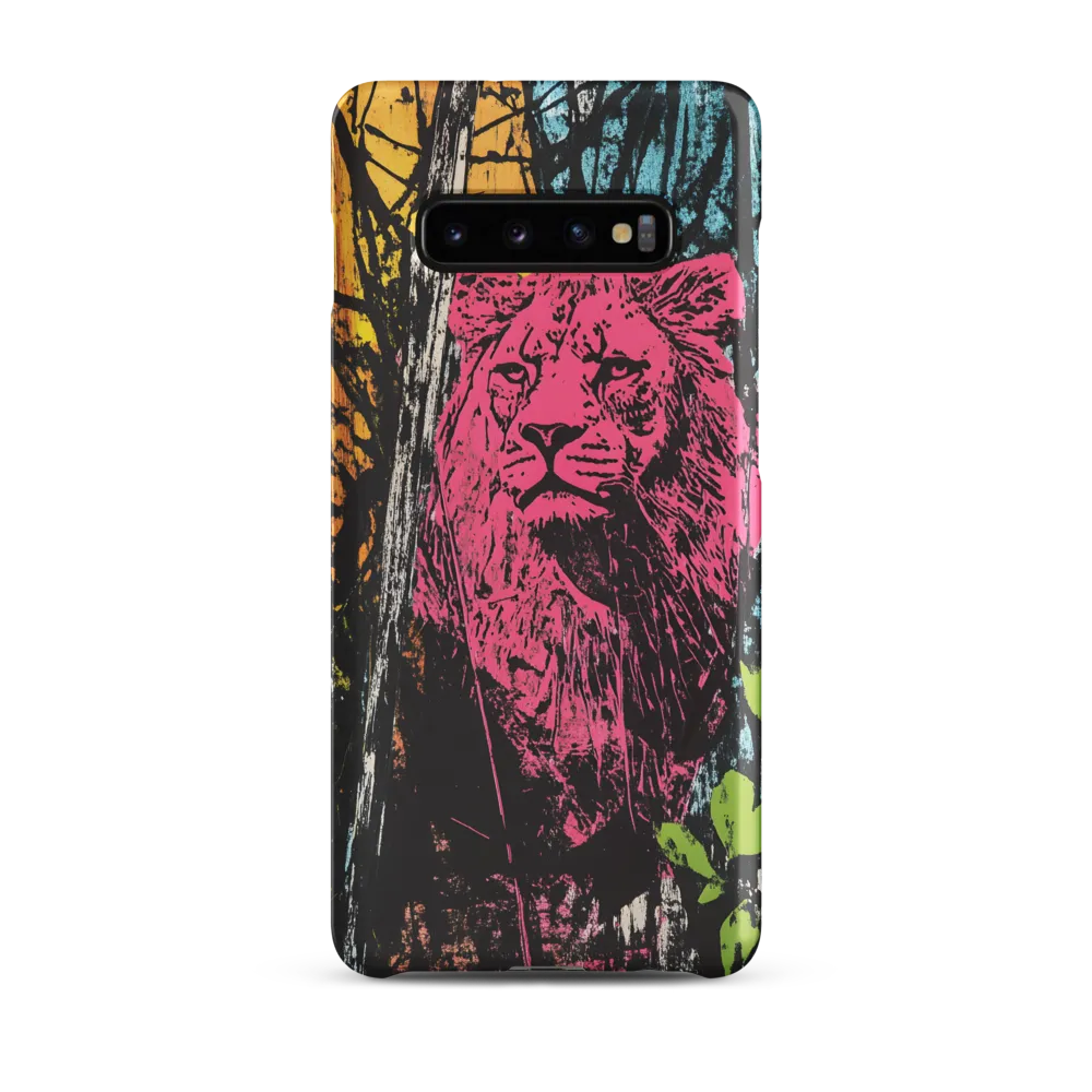 Fierce Vibrance: The Pink Lion
