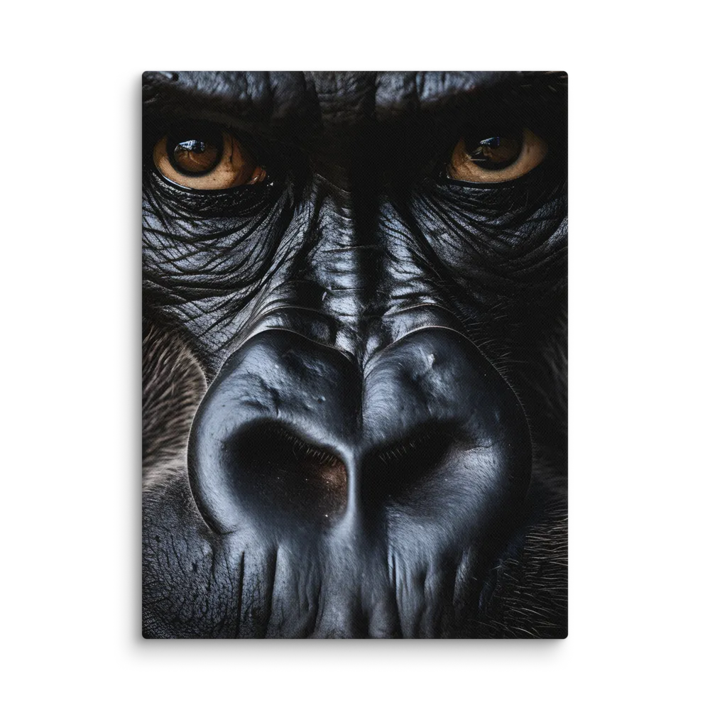 Gaze of the Wild: A Gorilla's Portrait