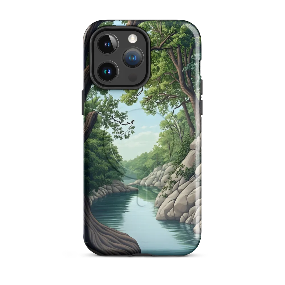 Tranquil Reflections: A Serene River Landscape