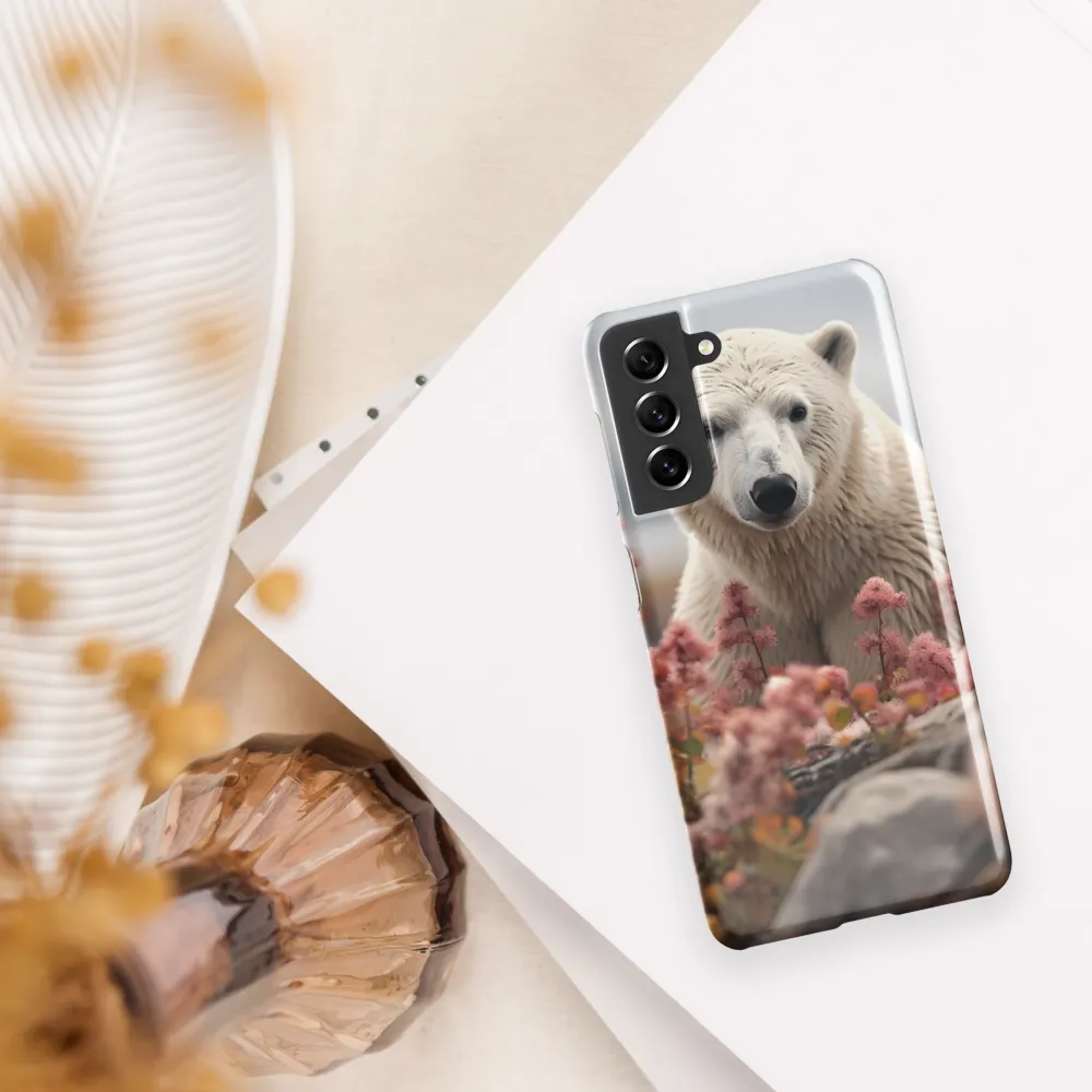 Curiosity Among Blooms: The Polar Bear