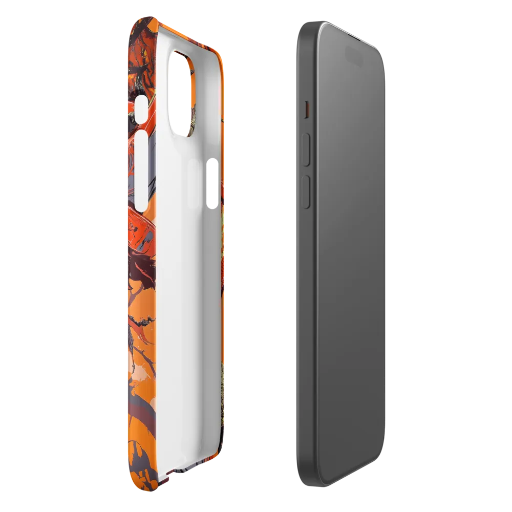 Life in Motion: An Abstract Tree | Phone Case |  15 Plus | Snap Case | Matte