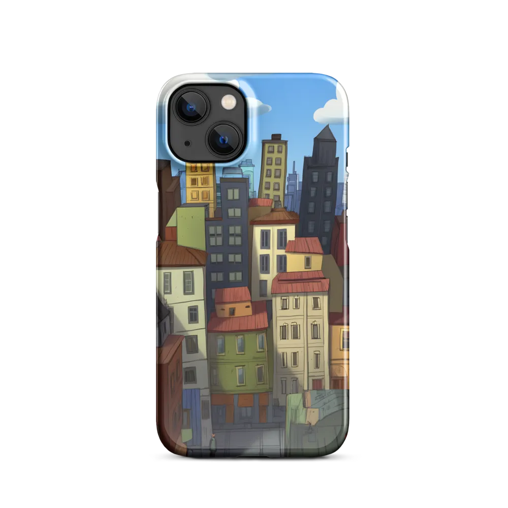 Urban Symphony: A Colorful Cityscape | Phone Case |  13 | Snap Case | Glossy