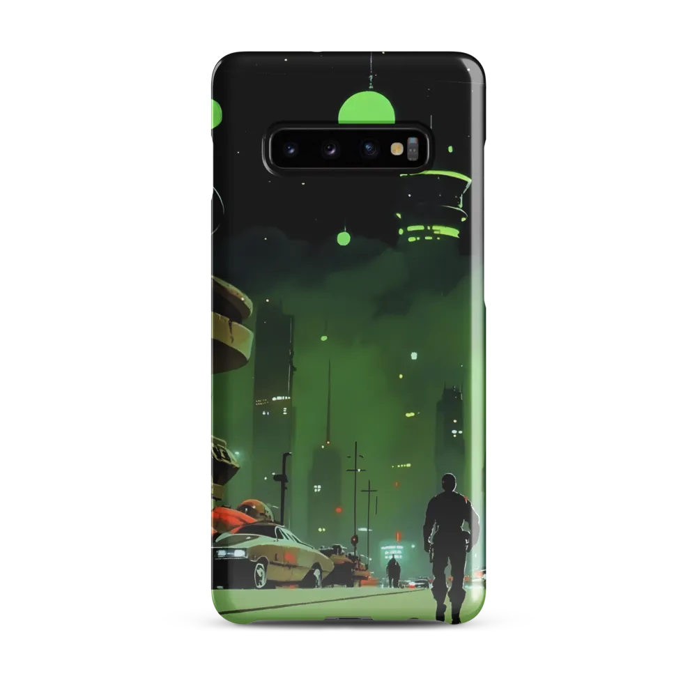 Echoes of a Cyberpunk City | Phone Case |  S10 Plus | Snap Case | Glossy