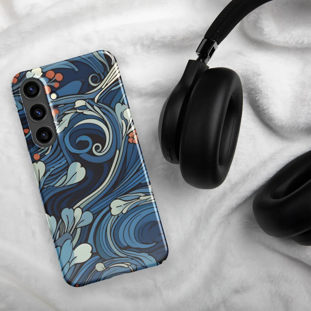 Nature's Elegance: An Oceanic Tapestry | Phone Case |  S24 Plus | Snap Case | Glossy
