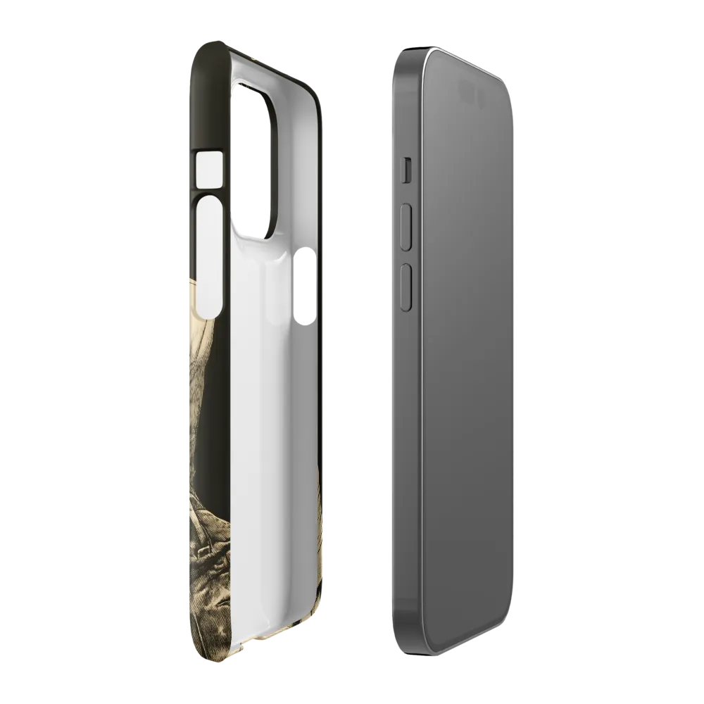 Desperate Gaze | Phone Case |  14 Pro | Snap Case | Glossy