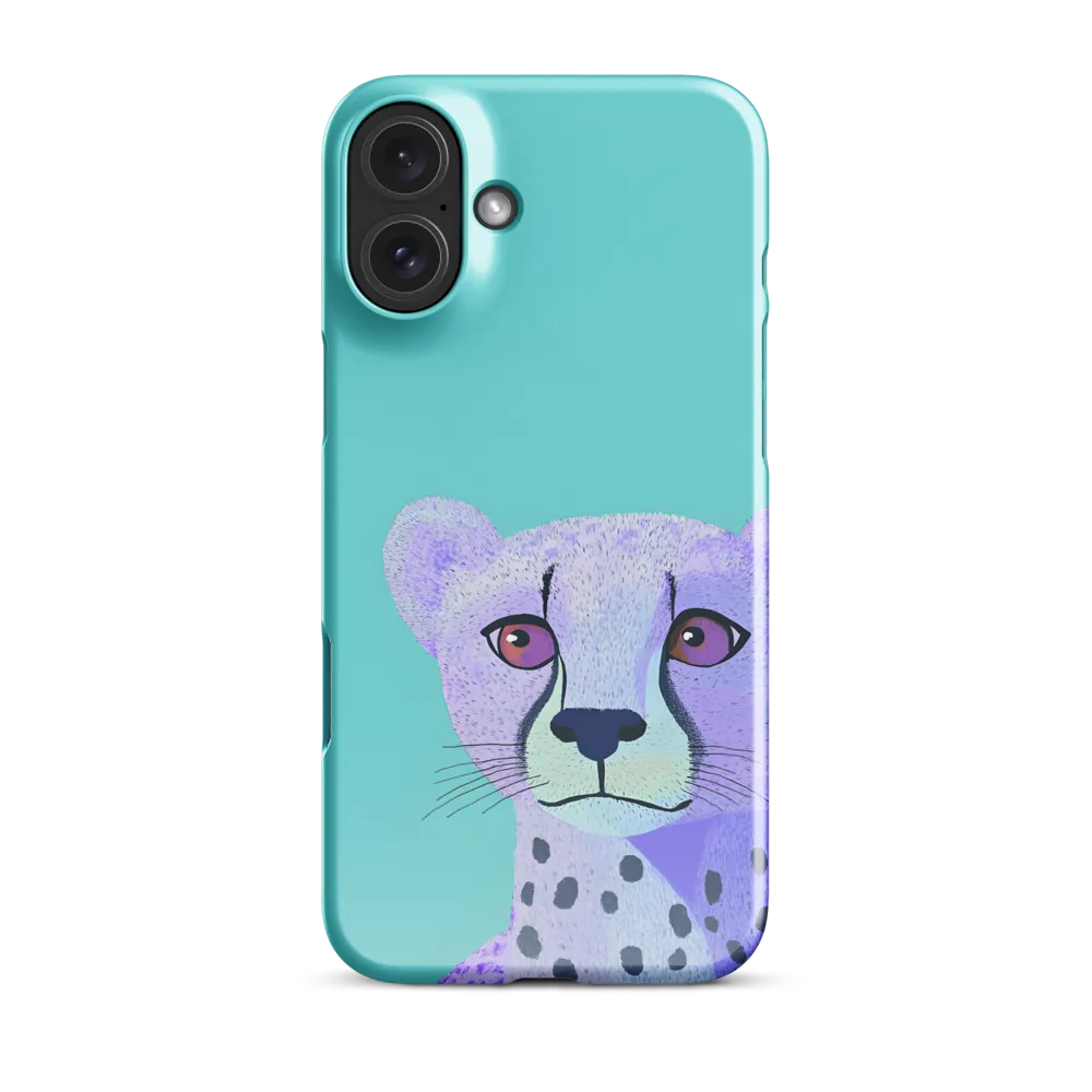 Curious Cheetah | Phone Case |  16 Plus | Snap Case | Glossy