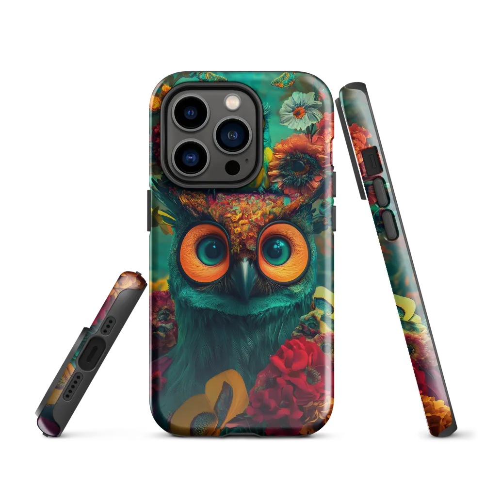 Majestic Harmony: The Floral Owl