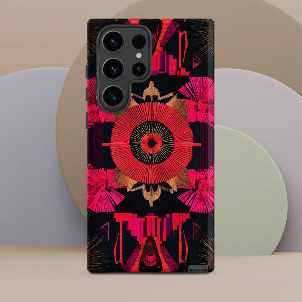 Dynamic Geometric Symphony | Phone Case |  S23 Ultra | Tough Case | Matte