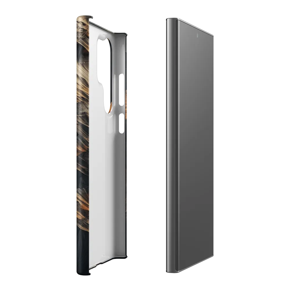Ethereal Peaks: A Dance of Light and Shadow | Phone Case |  S23 Ultra | Snap Case | Matte